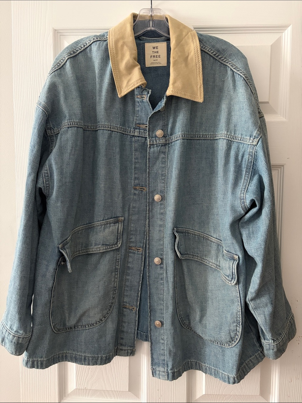 We The Free by Free People Lemon Light Denim jacket
